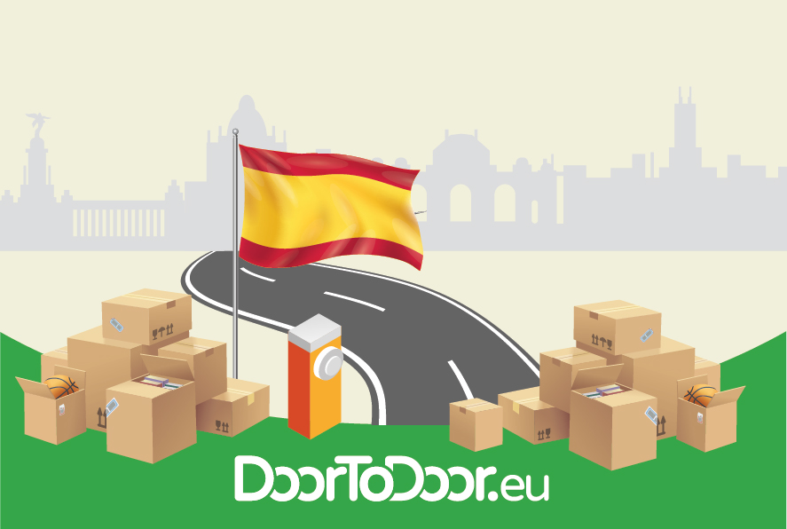 Parcel delivery to Spain
